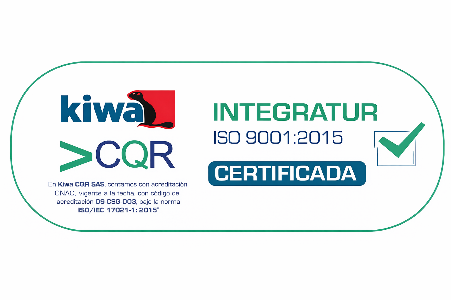 ISO 9001 INTEGRATUR BLANC